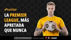 Interfaz de apuestas en vivo de Betfair mostrando un partido de fútbol