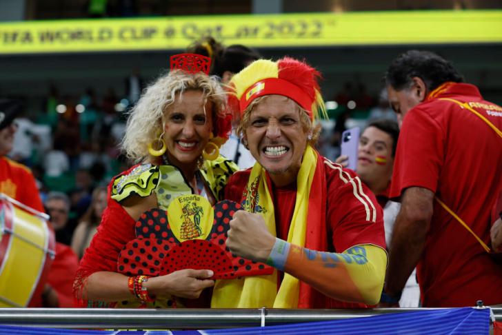 La afición, eufórica con la selección española